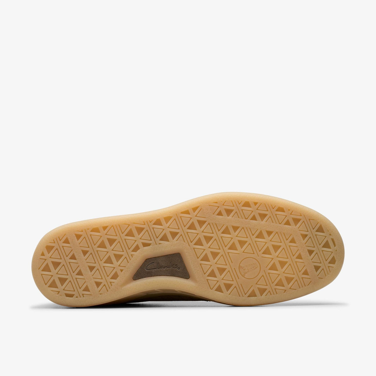 Clarks Craft Rally Ace Men's Khaki Combi 26183361 — rear view