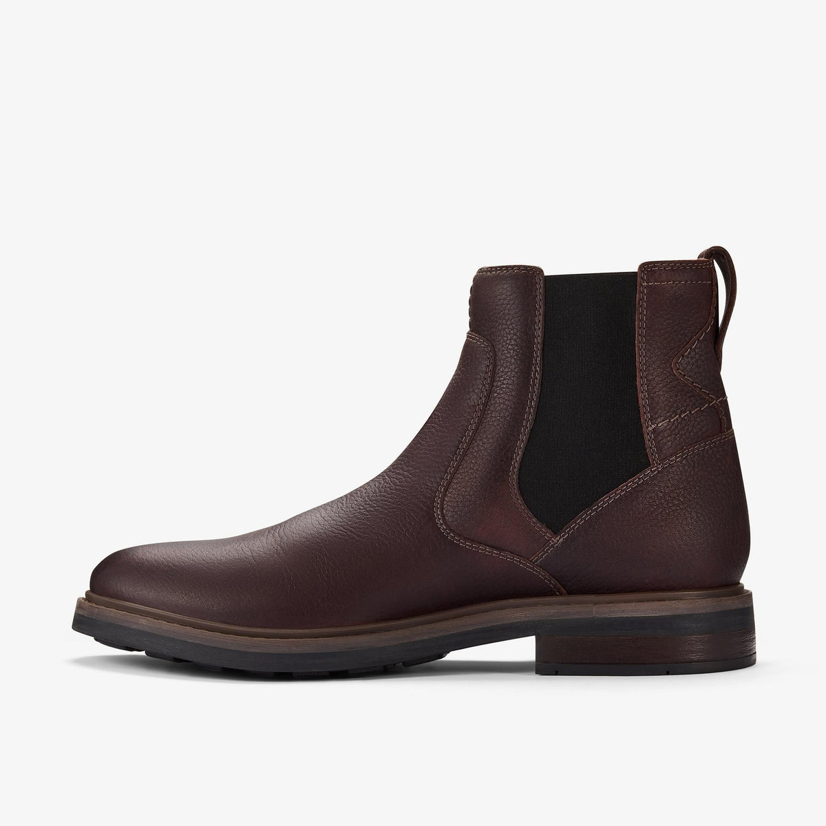Clarks Newford Easy Men's Brown Leather 26183378 — side view