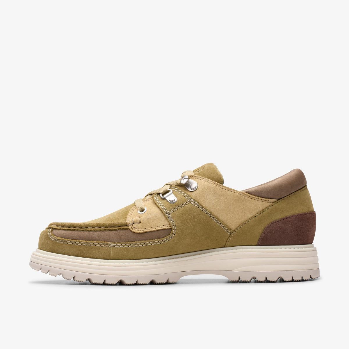 Clarks Originals x Ronnie Fieg 8th Street Sunderland Men's Khaki Combi 26183620 — side view