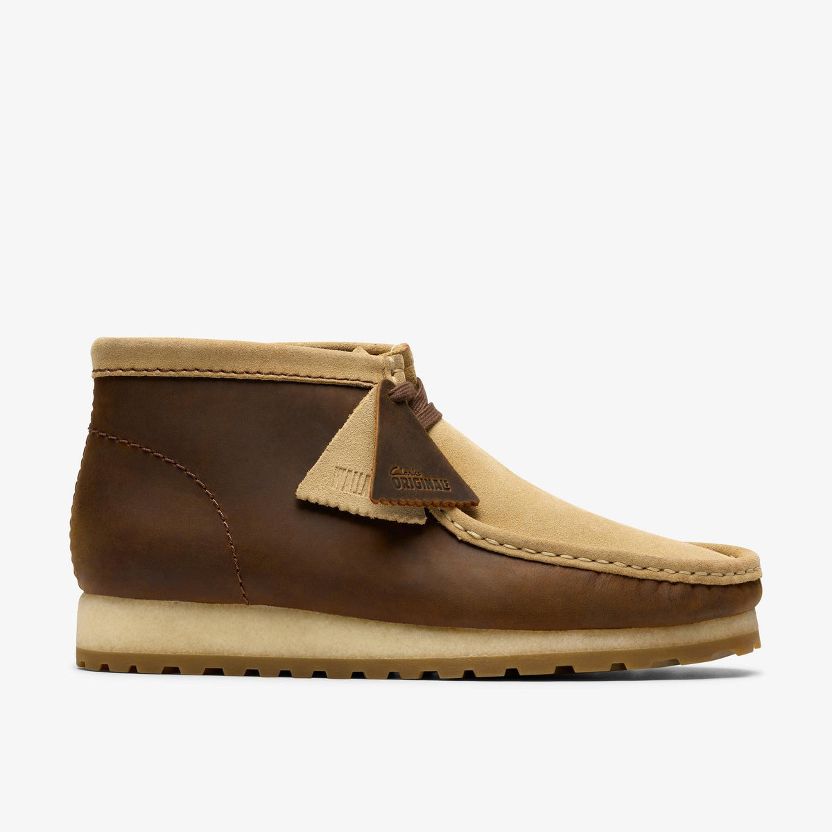 Clarks Originals Walla Boot RB Men's Beeswax Combination Leather and Suede 26183755