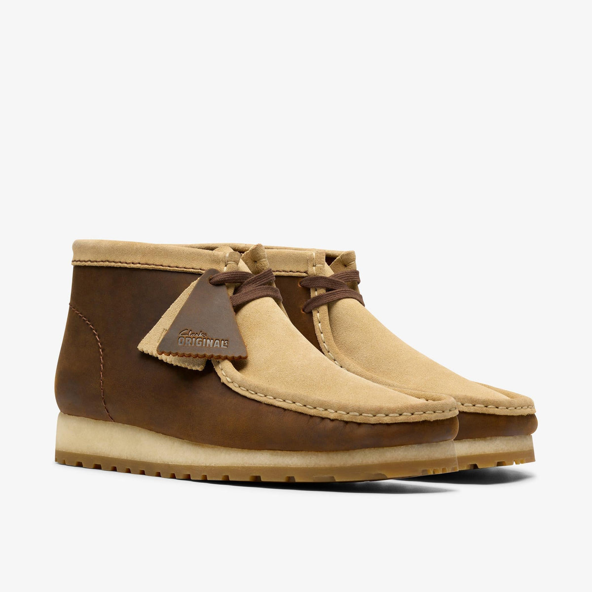 Clarks Walla Boot Rb Men's Beeswax Combination 26183755 — sole view