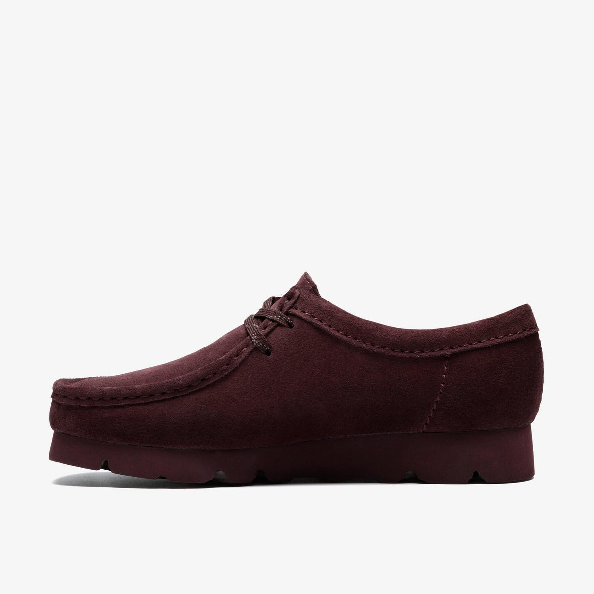 Clarks Originals Wallabee GTX Women's Purple Grape Suede 26183812 — side view
