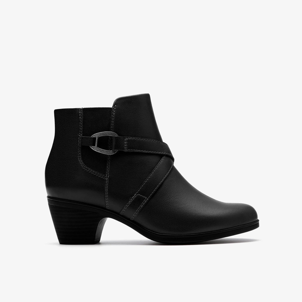 Clarks Emily2 Henley Women's Black Leather 26184126