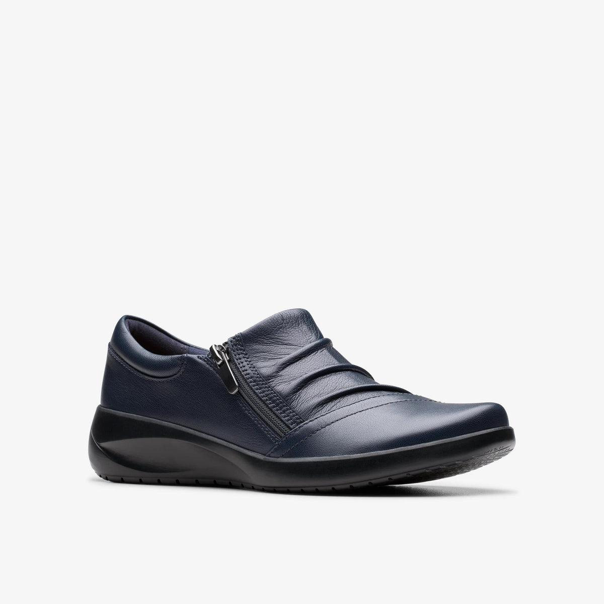 Clarks Kaetlyn Mila Women's Blue Leather 26184139 — sole view