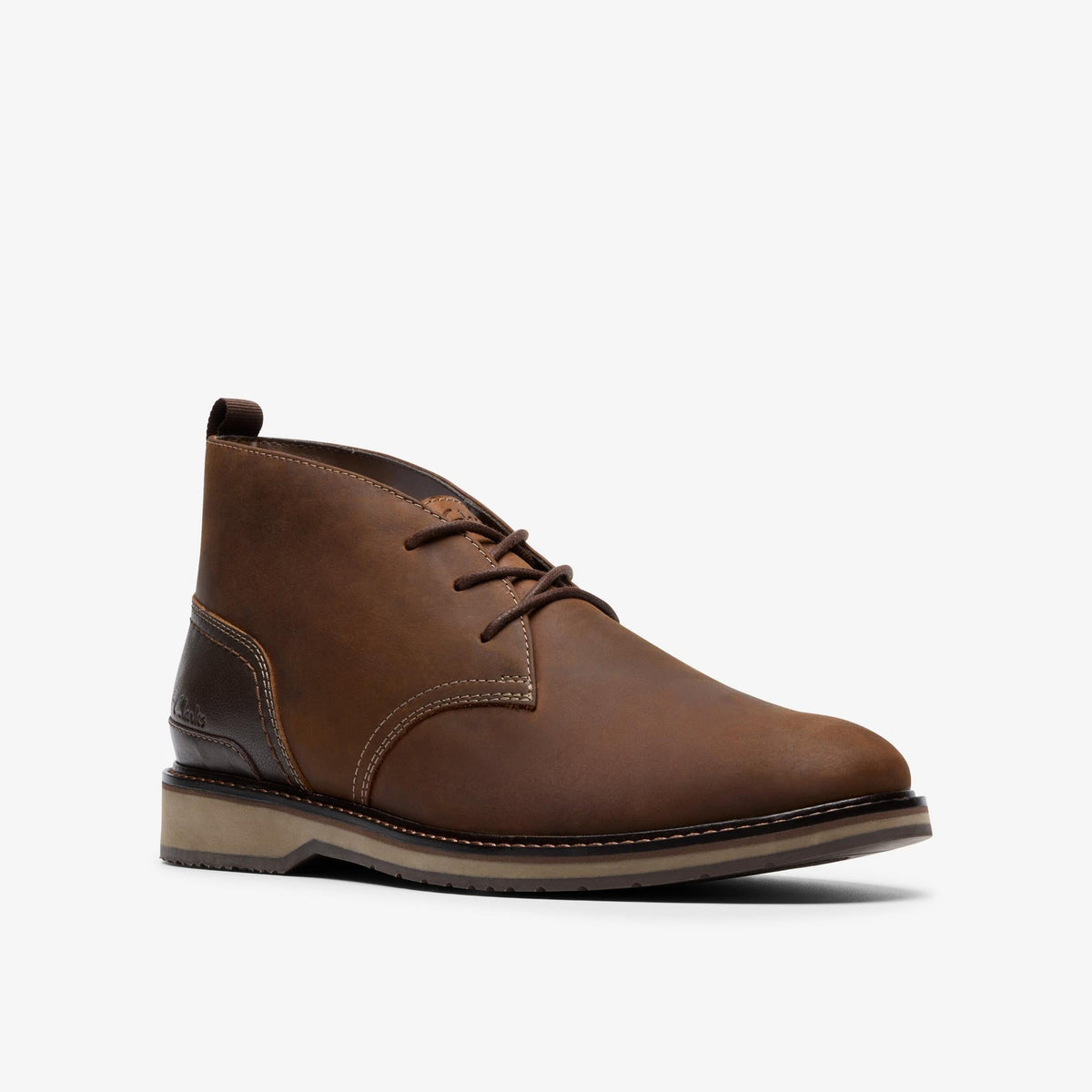 Clarks Monahan Chukka Men's Beeswax Leather 26184407 — sole view