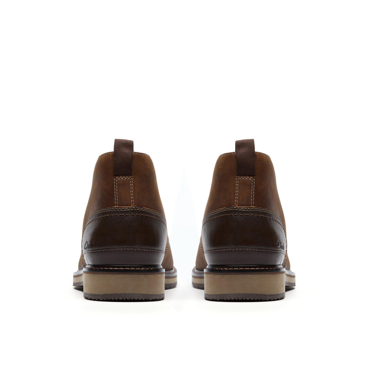 Clarks Monahan Chukka Men's Beeswax Leather 26184407 — detail view