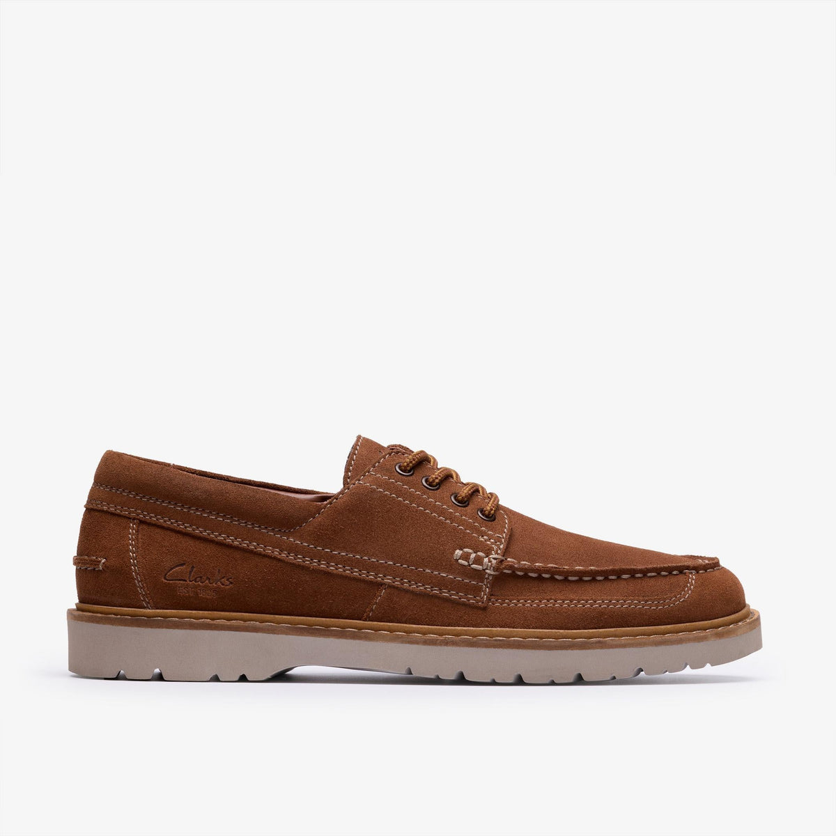 Clarks Weltridge Moc Men's Cola Suede 26184529