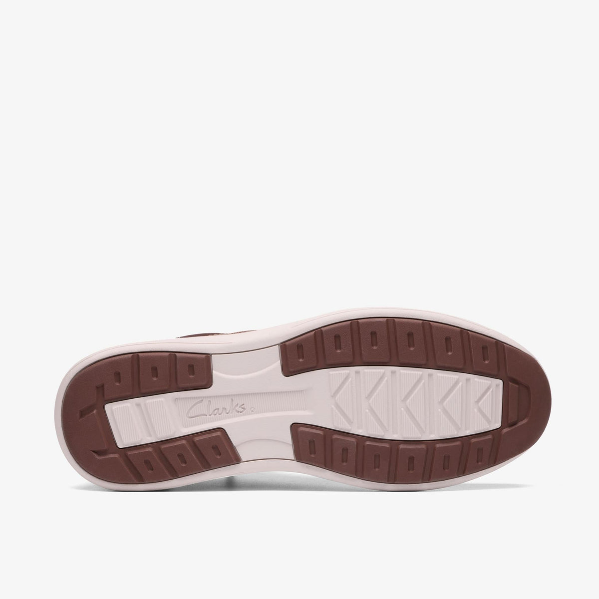 Clarks Craft Well Mid Men's Dark Tan Leather 26184707 — rear view