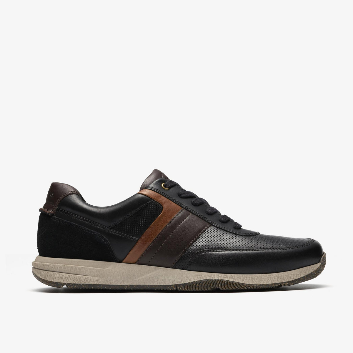 Clarks Townview Style Men's Black Leather 26184811