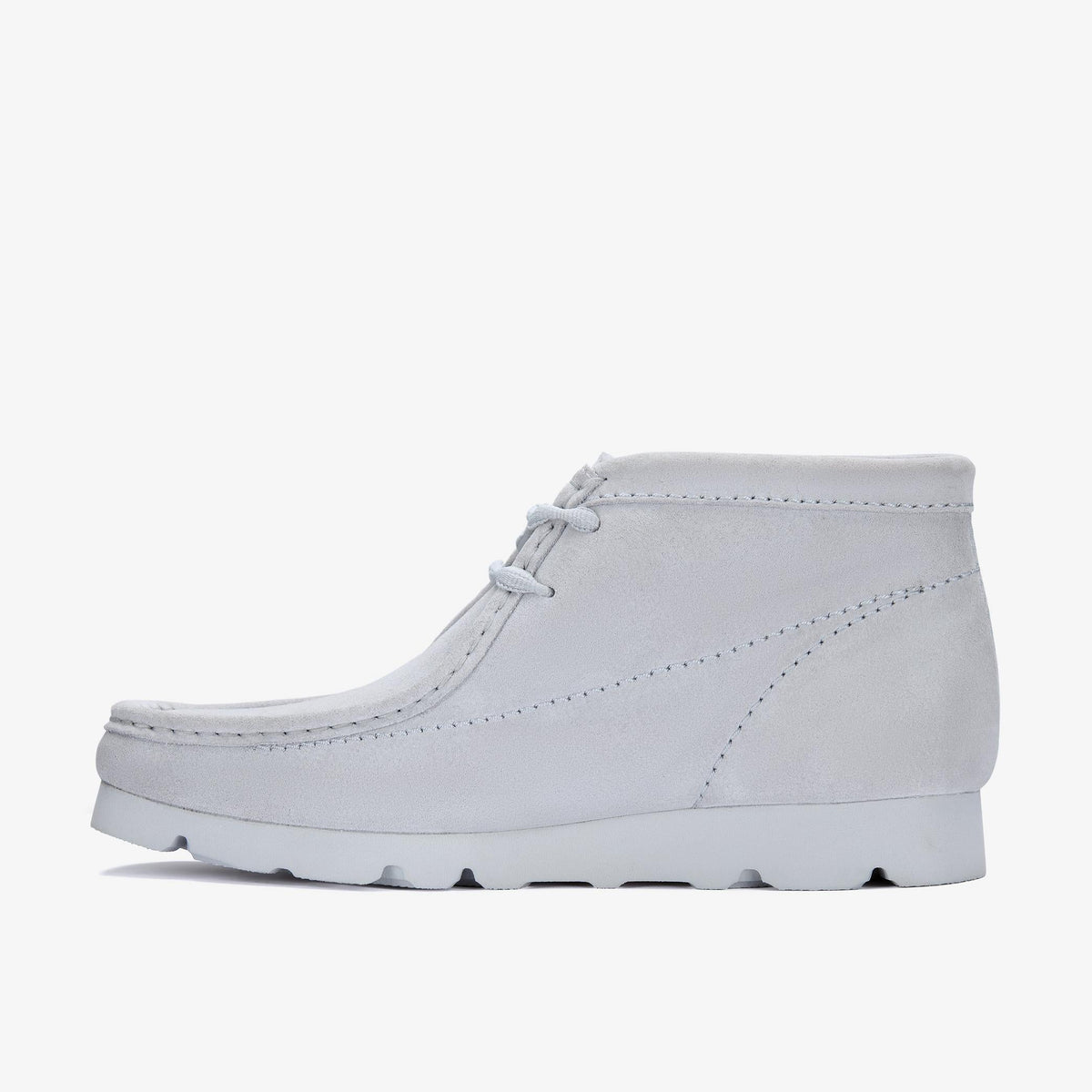 Clarks Originals Wallabee Boot Paf Men's Grey/Blue 26186607 — side view