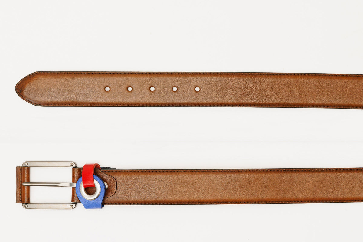 Vinci Leather The Jackie Tan Leather Belt – product view 6