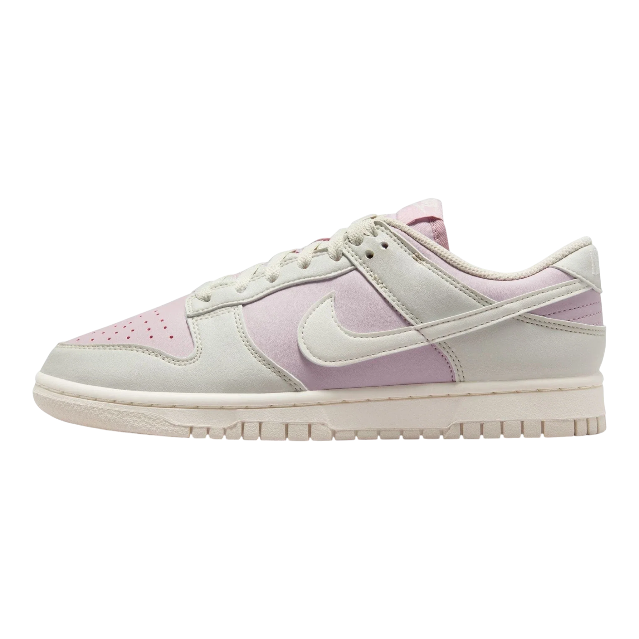 Nike Dunk Low Next Nature Women's Sneakers — White/Platinum Violet Low-Top