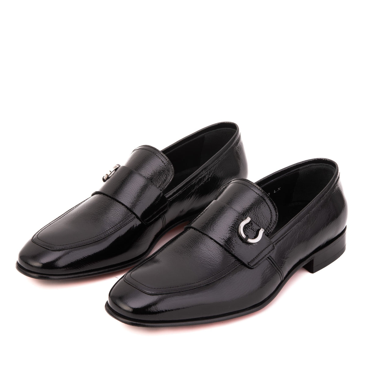 Vinci Leather The Blackwell Black Patent Bit Loafer Men Shoe – product view 7