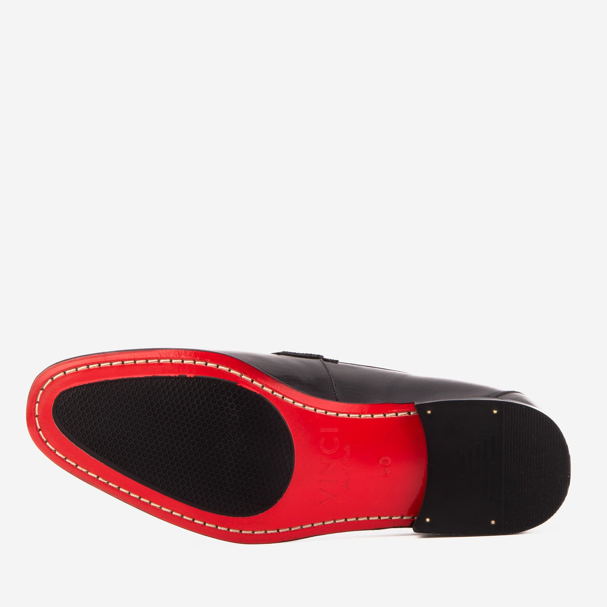 Vinci Leather The Blackwell Black Patent Bit Loafer Men Shoe – product view 6