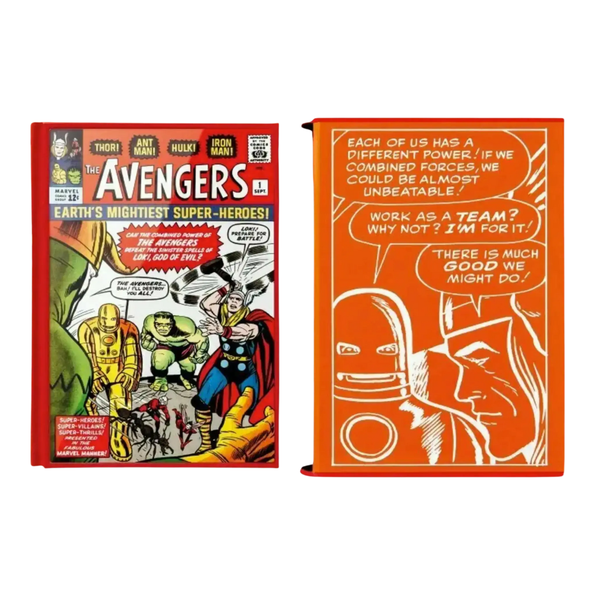 Taschen Marvel Comics Library Avengers Vol. 1 1963–1965 Collector’s Edition Print Book Orange – product view 1