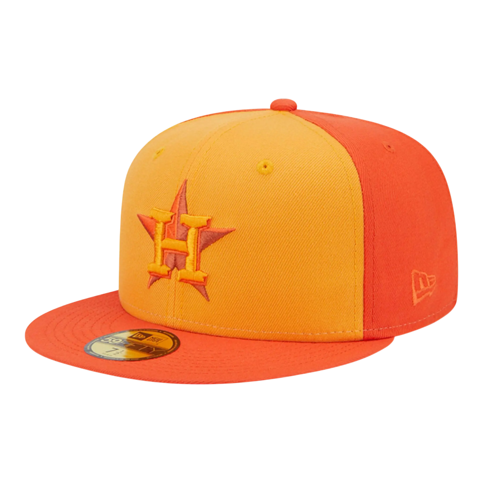 New Era 59Fifty Houston Astros Team Fitted Hat Orange