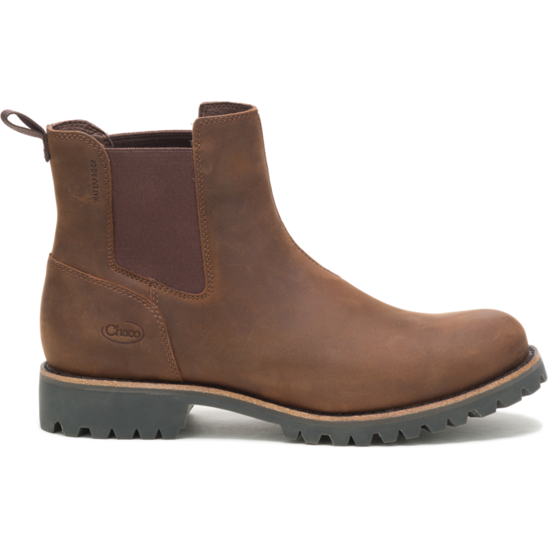 Chaco Fields Chelsea Waterproof Women's Boots — Chestnut Leather (107463)
