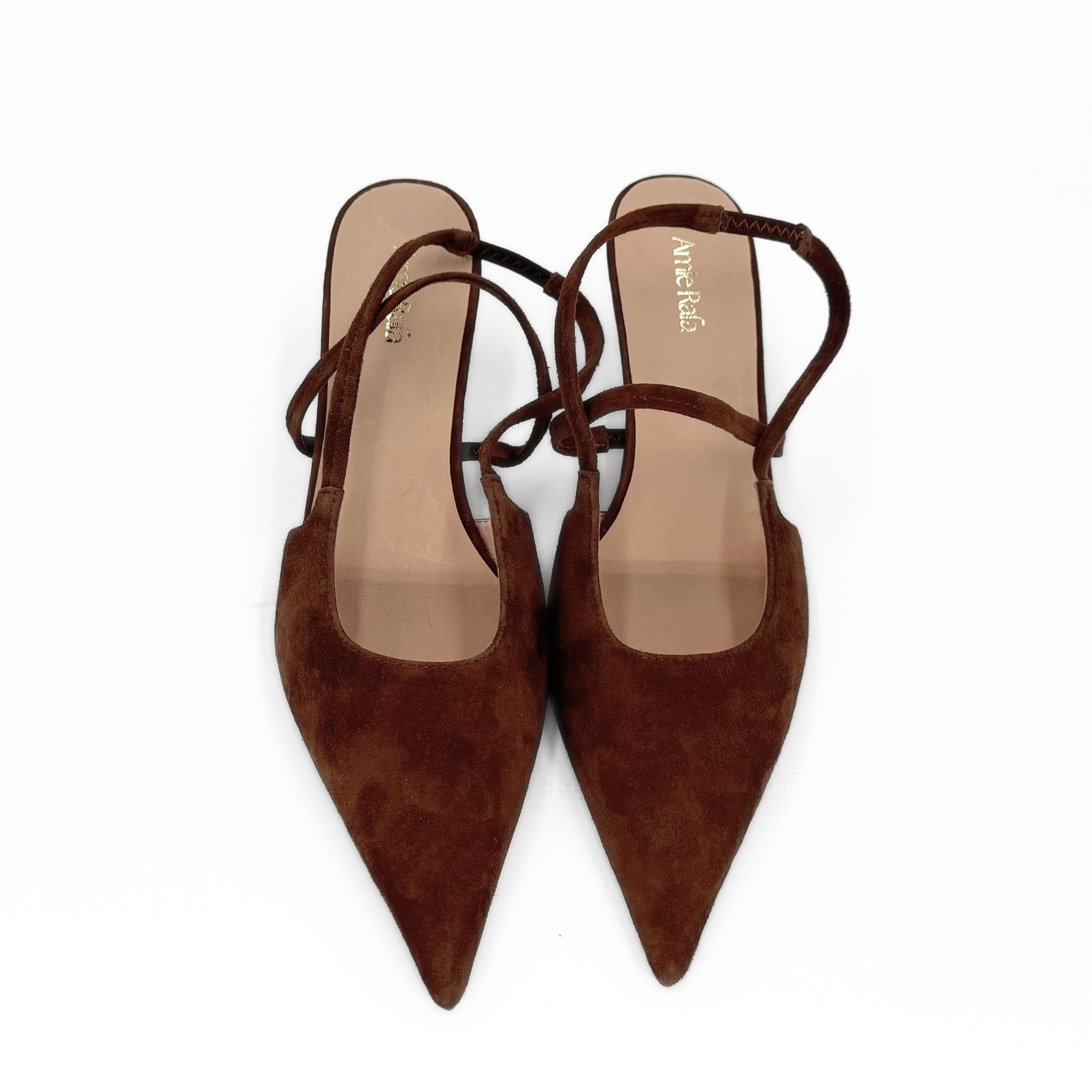 Connie Slingback Suede Heels