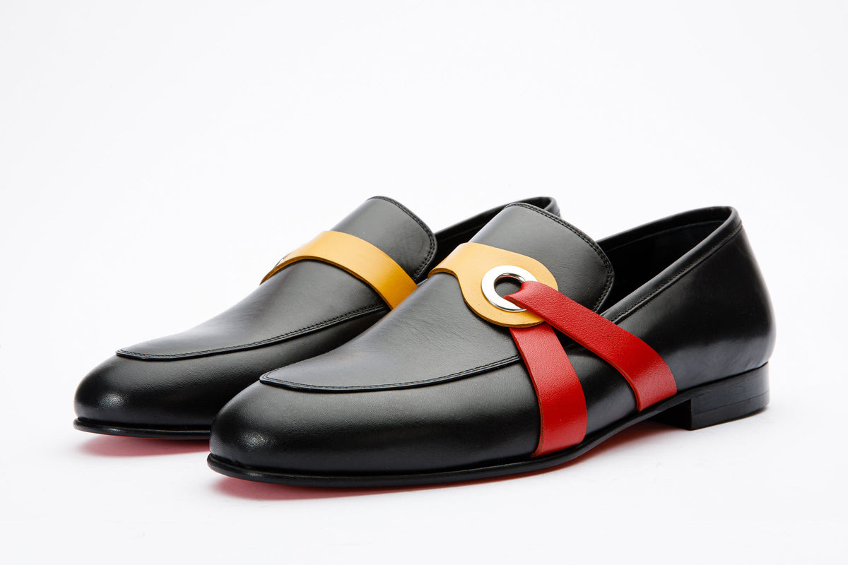 Vinci Leather The Jackie Black Bit Dress Loafer Limited Edition Men Shoe – product view 2