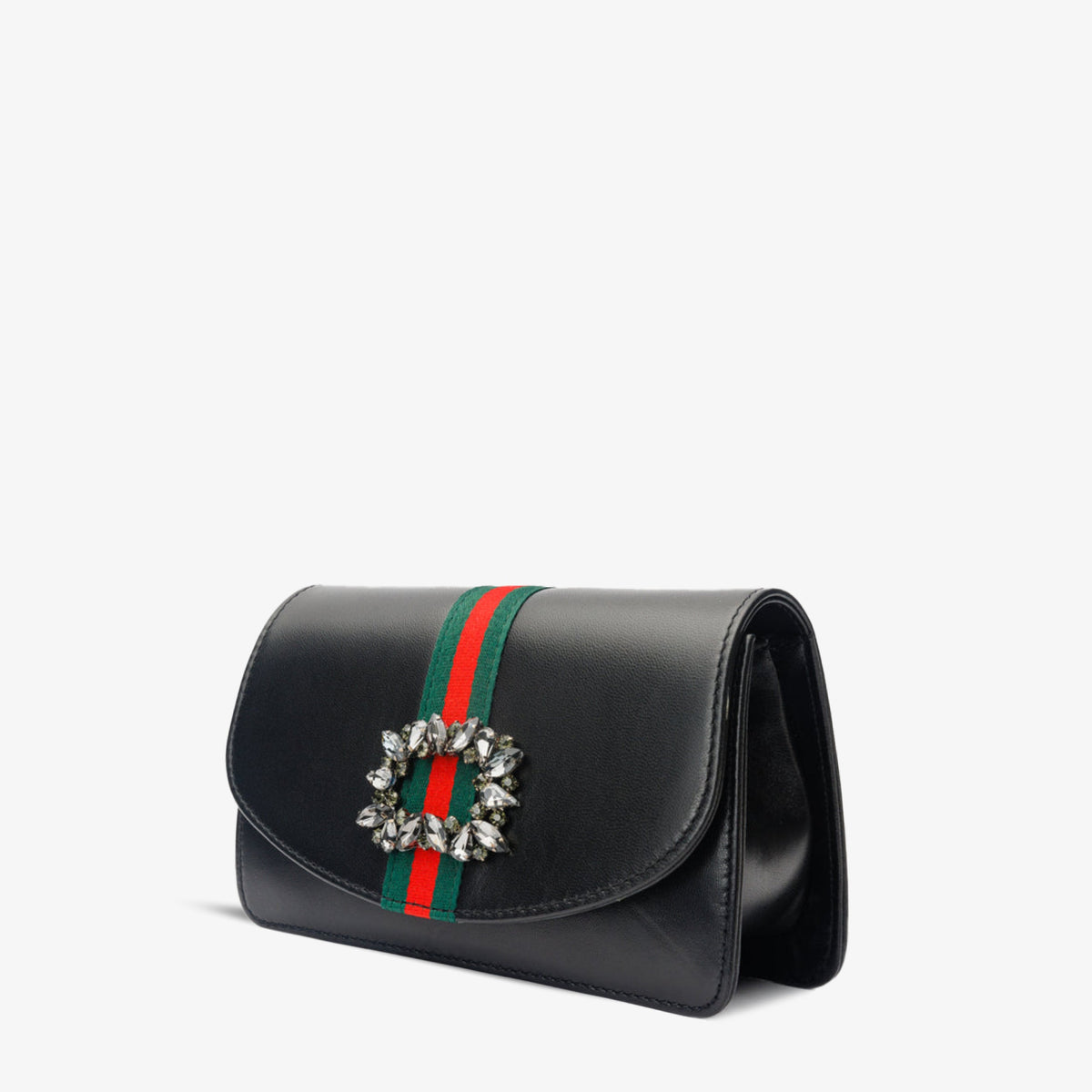 Vinci Leather The Afega Black Leather Handbag
