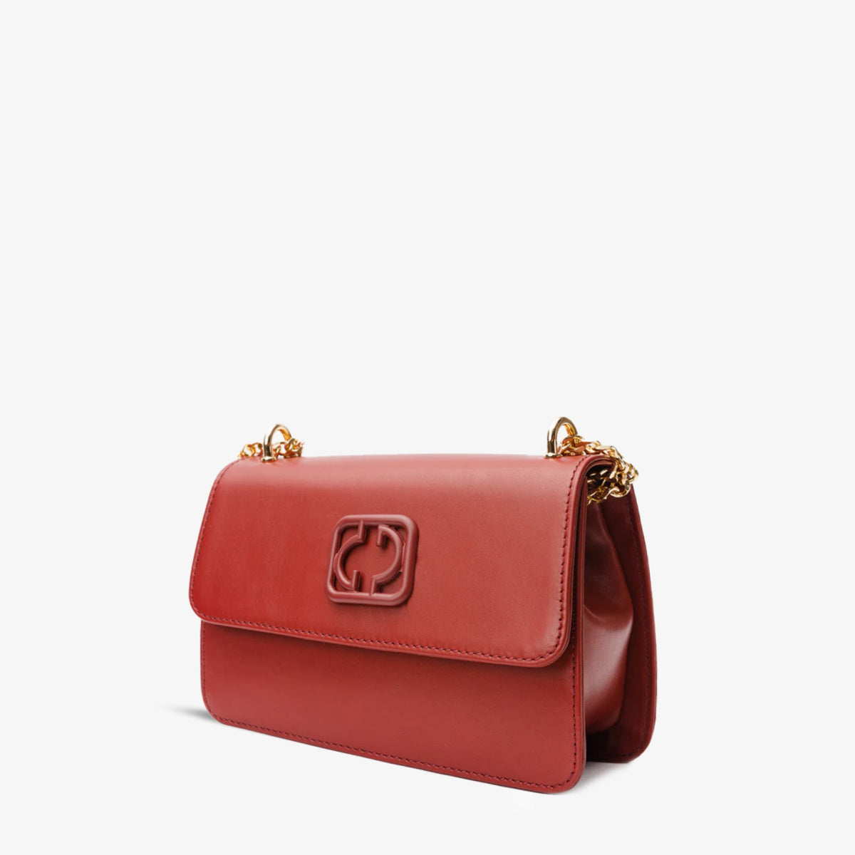 Vinci Leather The Maneadero Dark Red Leather Handbag – product view 1