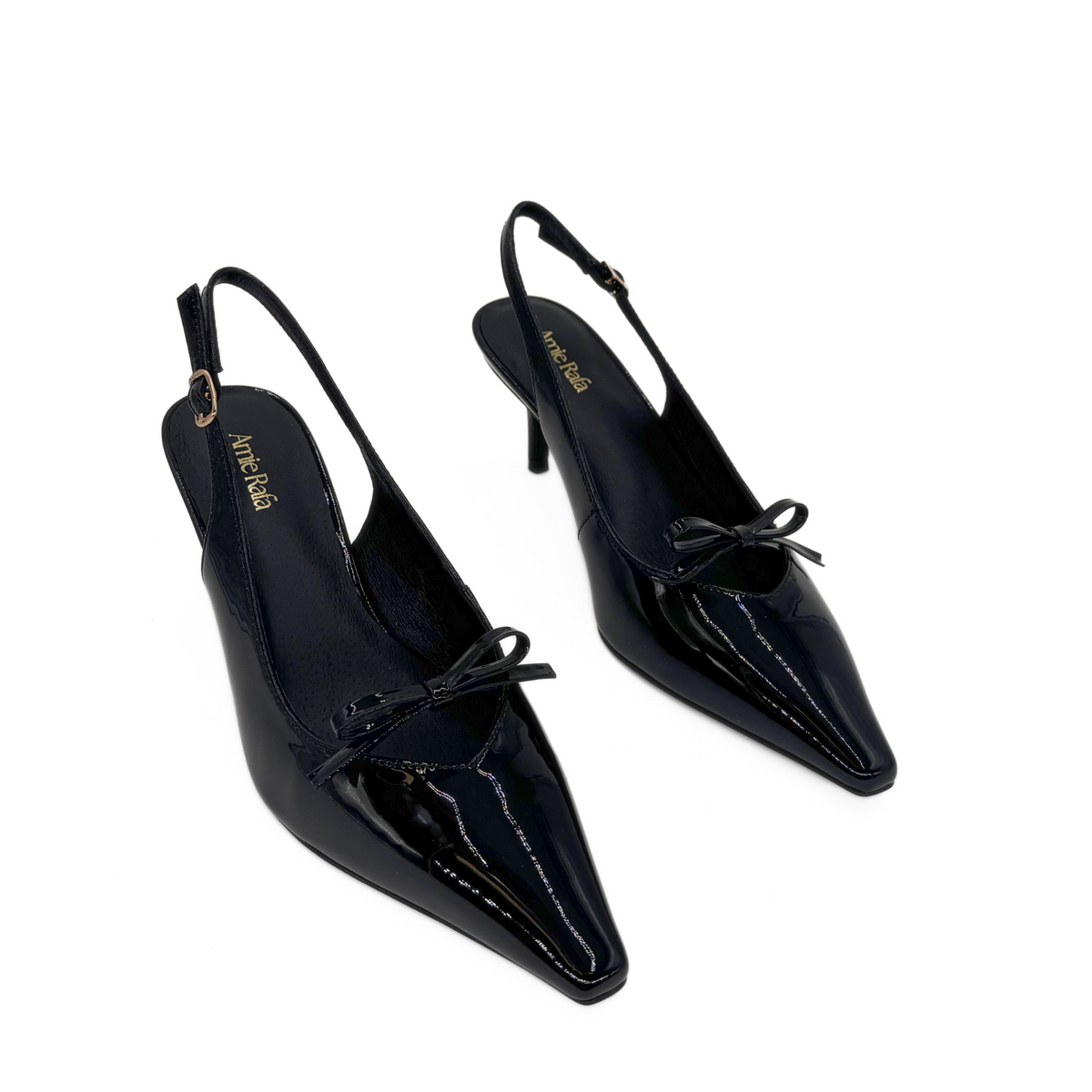 Georgia Pointy Toe Bow Heels