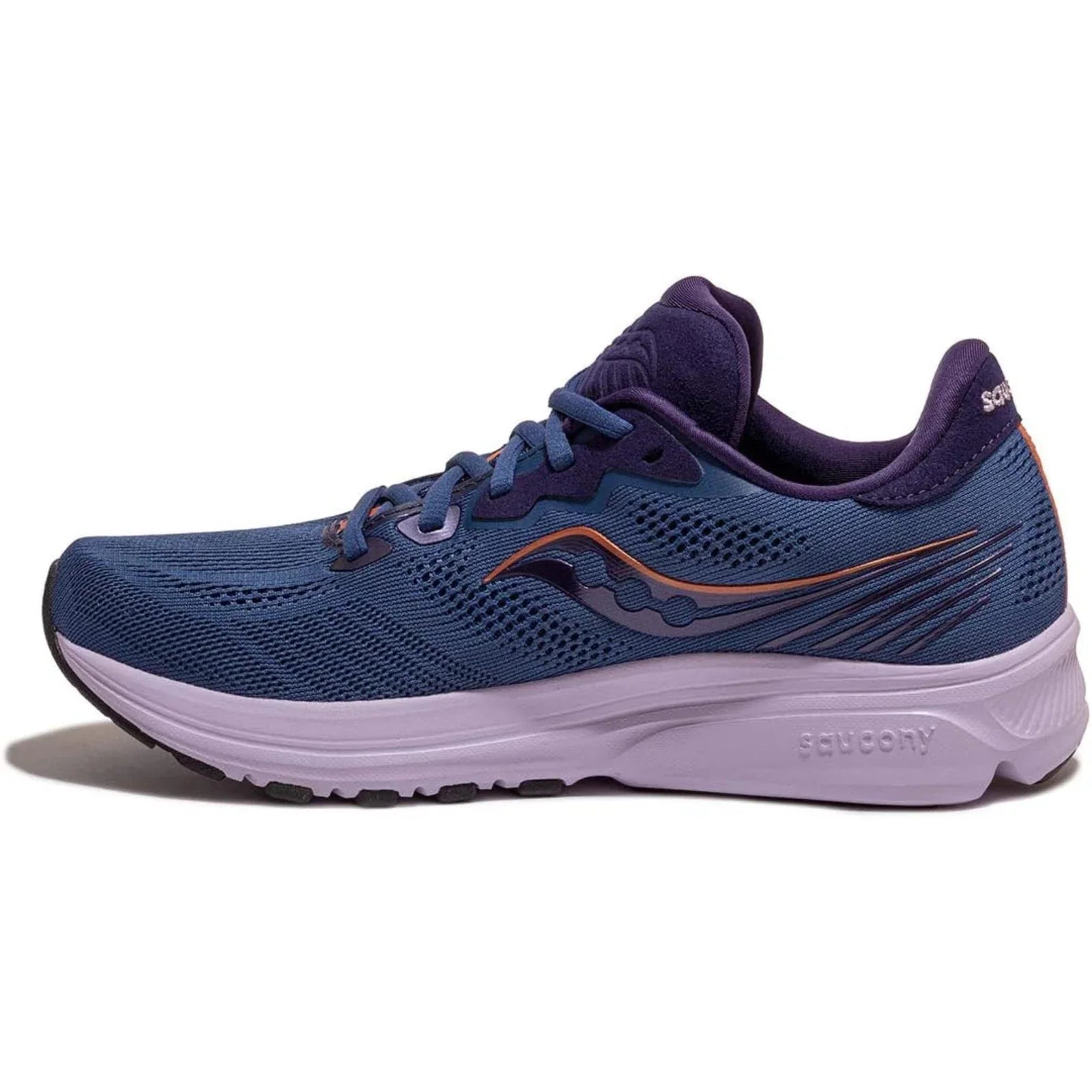 Saucony Ride 14 Women's Sneakers — Midnight/Copper Running