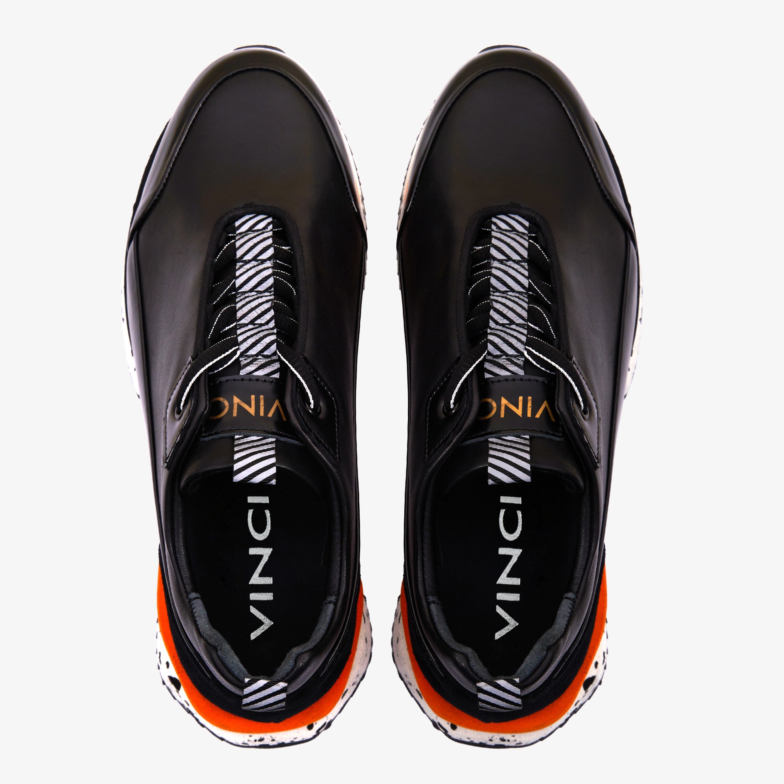 The Milford Black Leather Men Sneaker