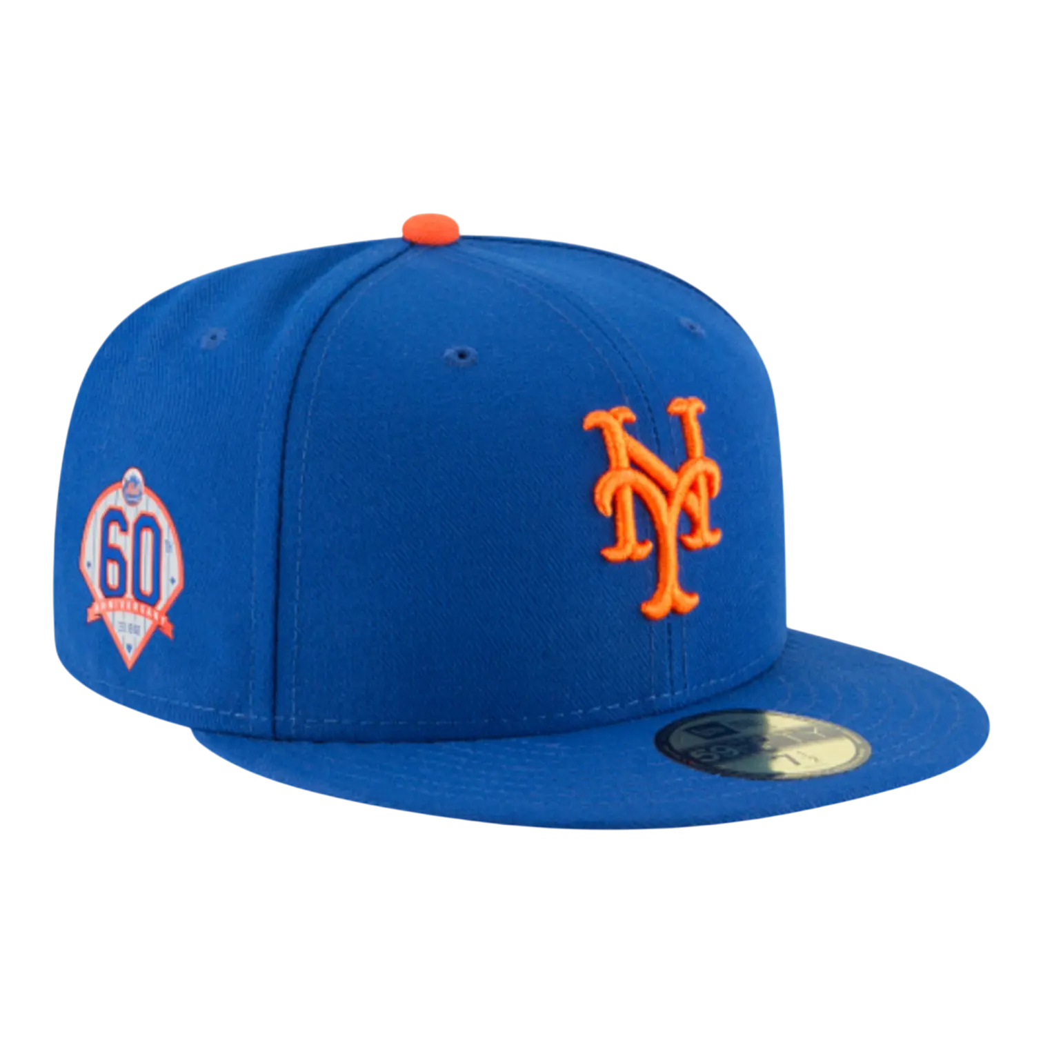 New Era 59Fifty MLB New York Mets 60th Anniversary AC Fitted Hat Blue