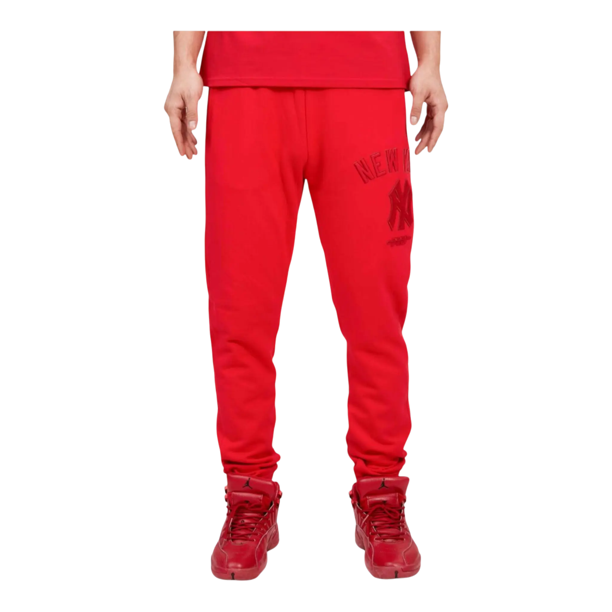 Pro Standard MLB New York Yankees Triple Red Men's Sweatpants — Red