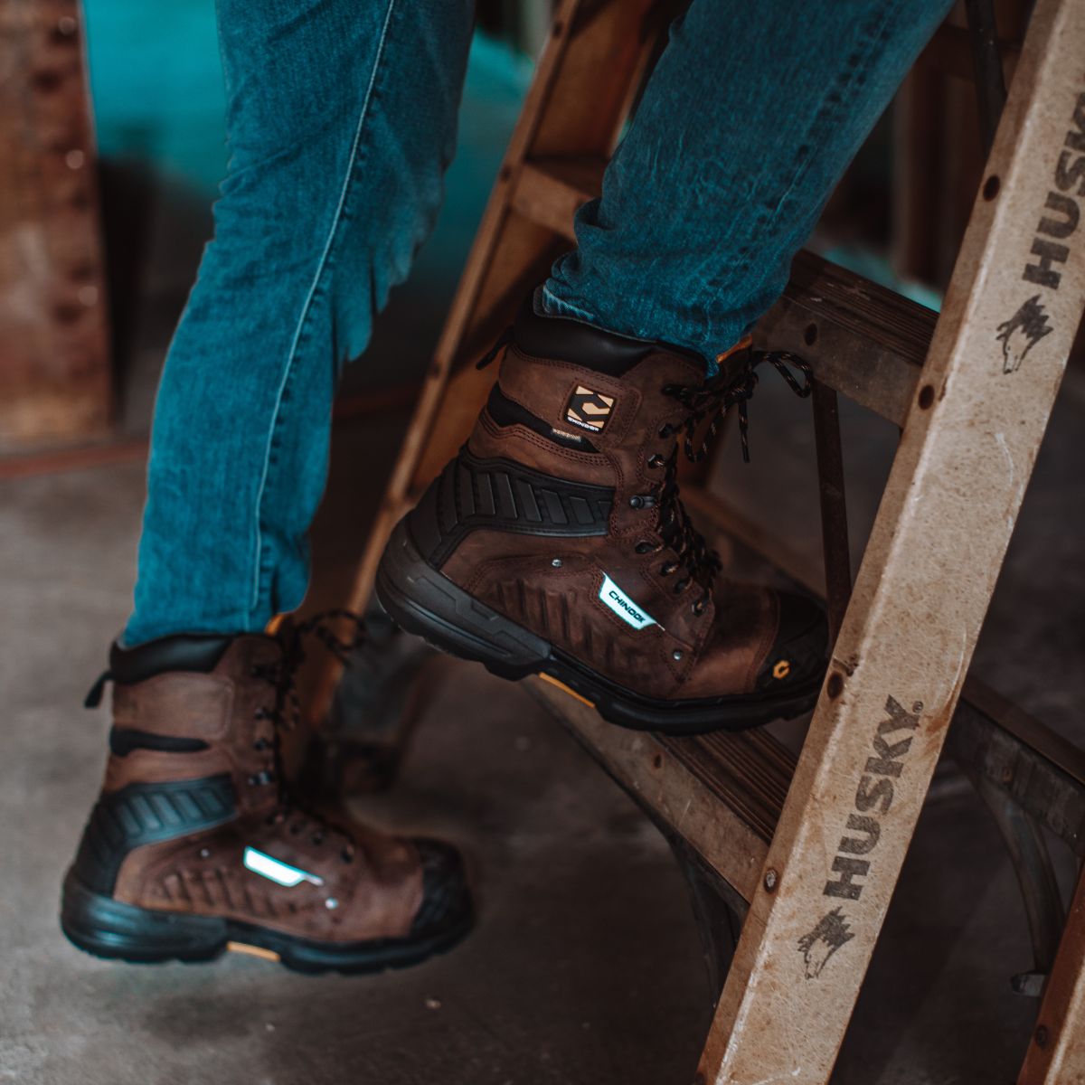 Scorpion 9” Composite Toe Men's Waterproof Work Boot – Brown – product view 9