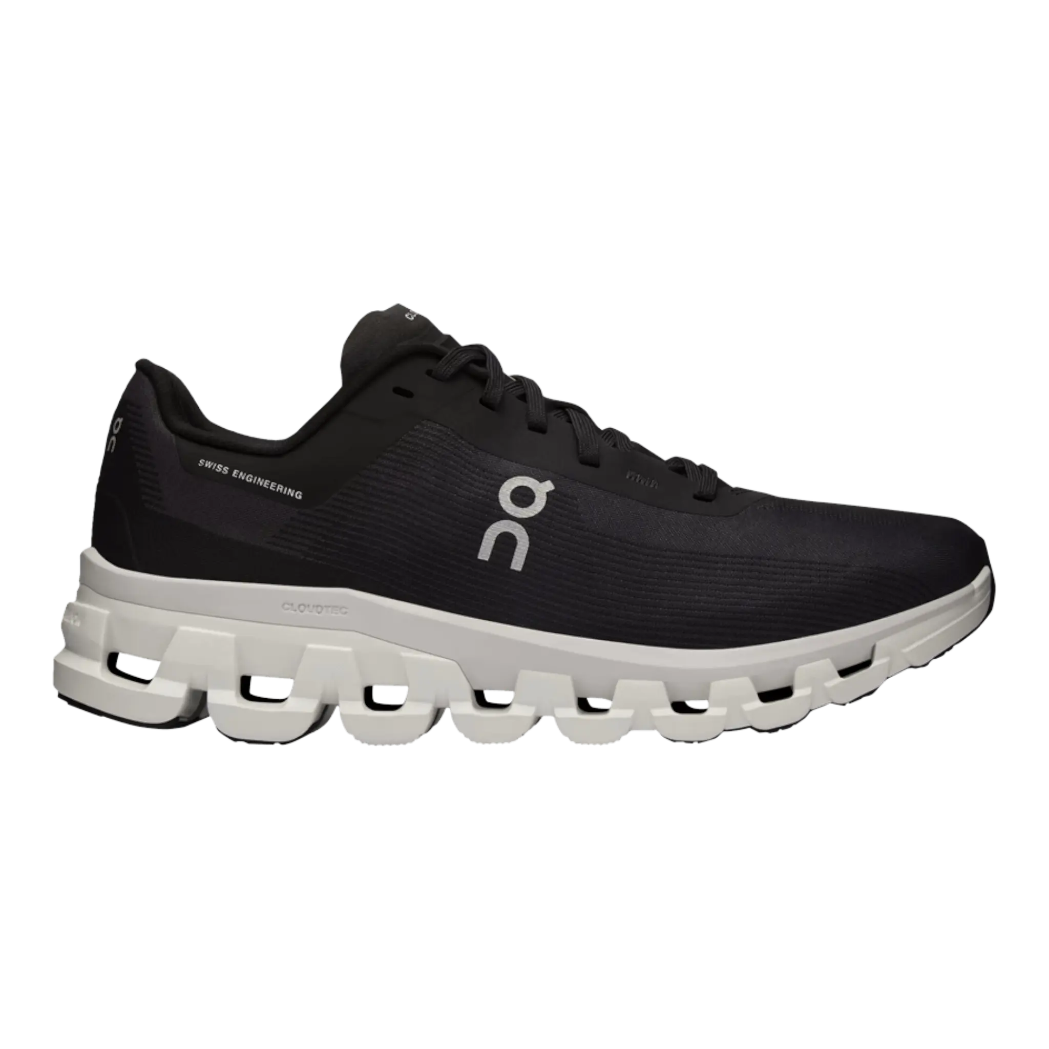 ON Cloudflow 4 Women's Sneakers — Black White