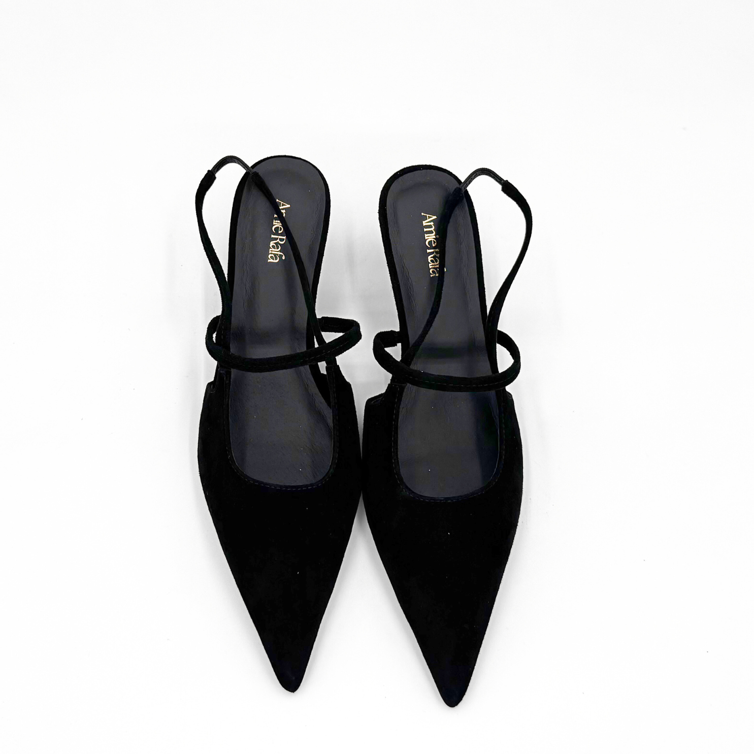 Connie Slingback Suede Heels