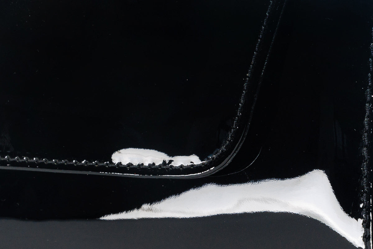 Vinci Leather The Ege Black Patent Leather Clutch – product view 3