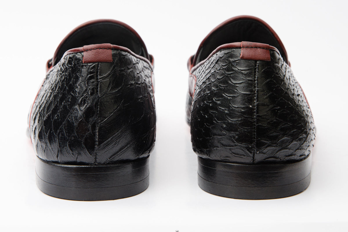 The Milano Black Shoe Bit Loafer Men Shoe Final Sale!
