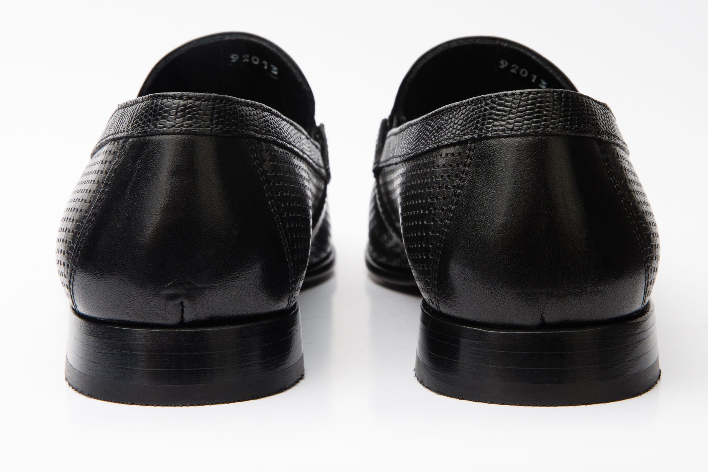 The Acerra Black Leather Loafer Men Shoe Final Sale!