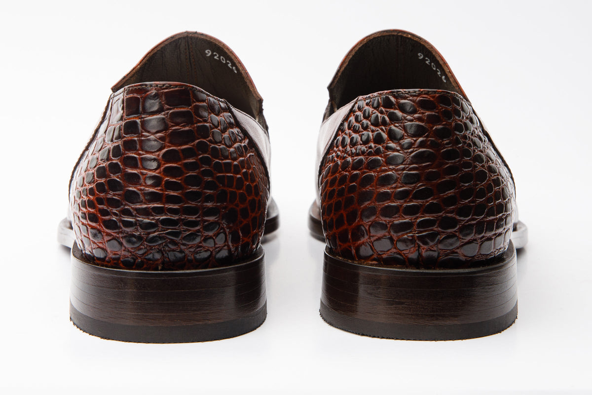 Vinci Leather The Mississippi Tan Leather Loafer Men Shoe – product view 4