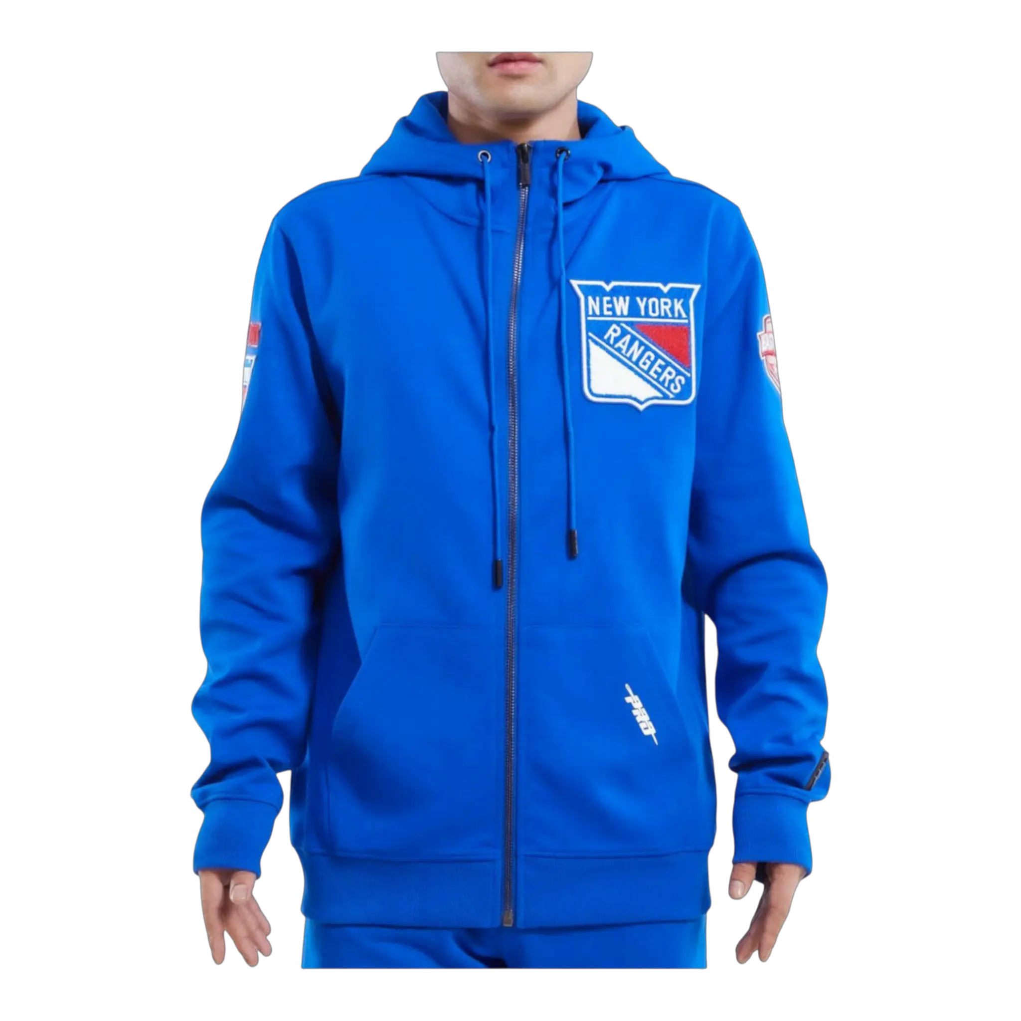 Pro Standard NHL New York Rangers Classic Zip-Up Men's Hoodie — Royal Blue