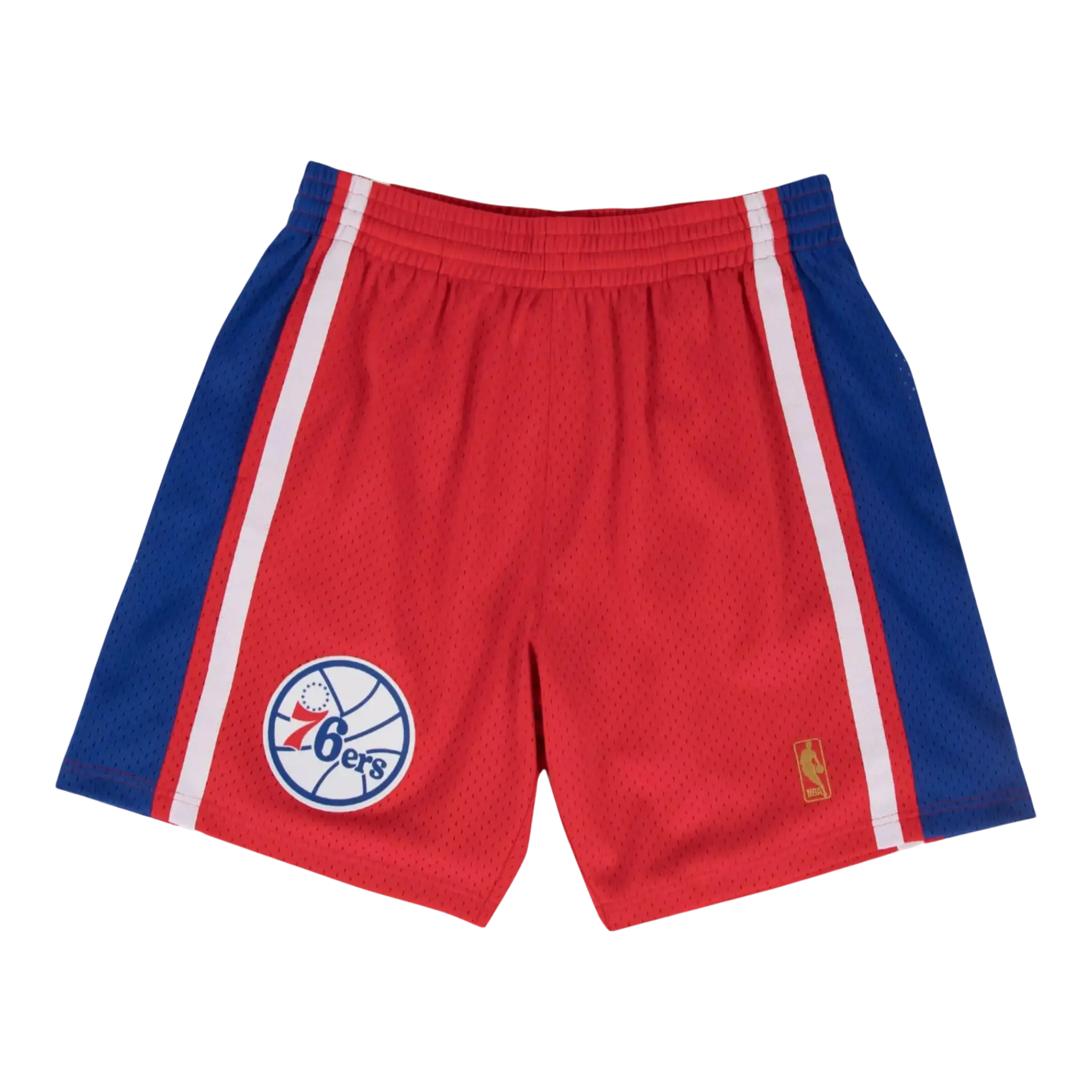 Mitchell & Ness NBA Swingman Philadelphia 76ers Road 1996-97 Men's Shorts — Black/Red