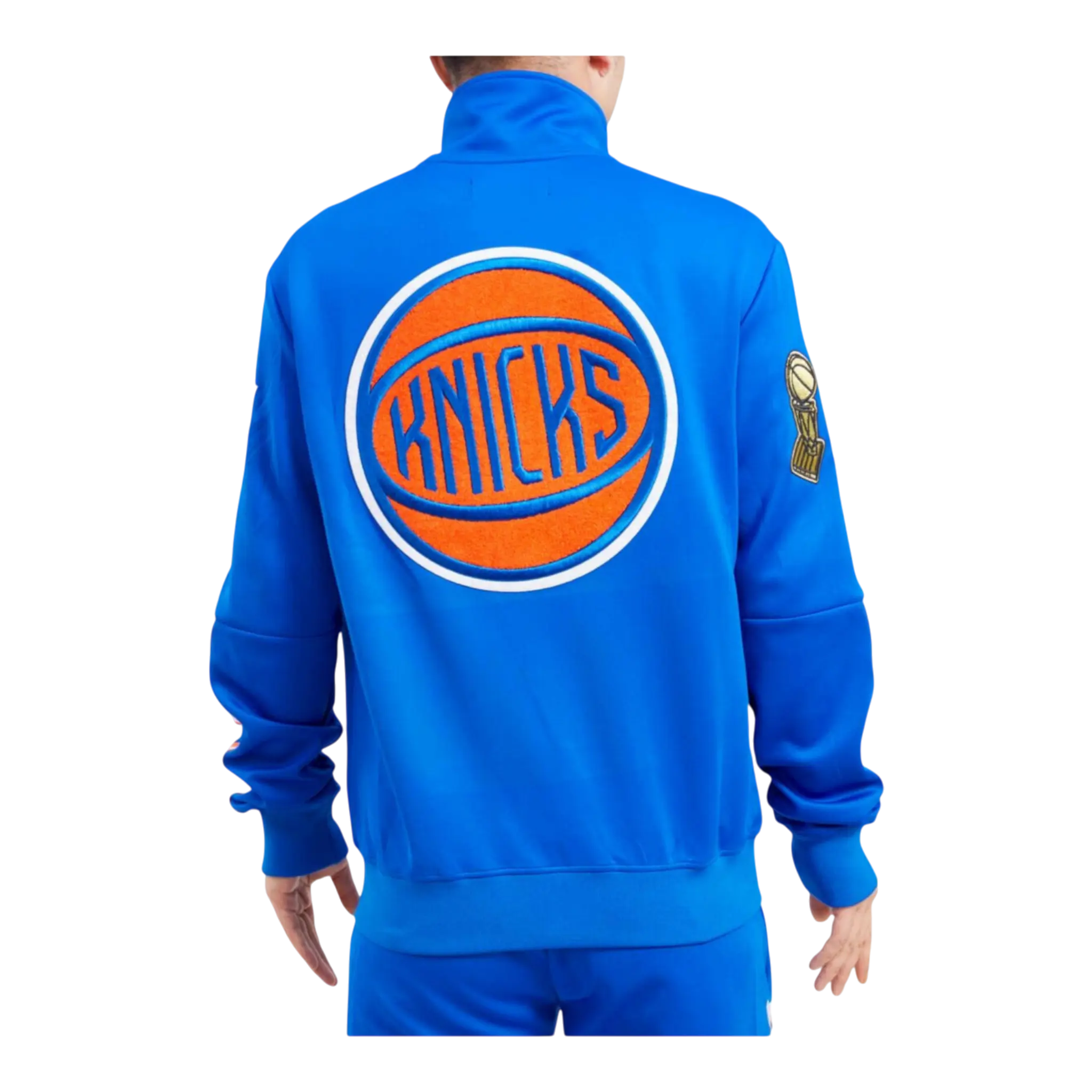 Pro Standard New York Knicks Home Town Men's Track Jacket — Royal Blue