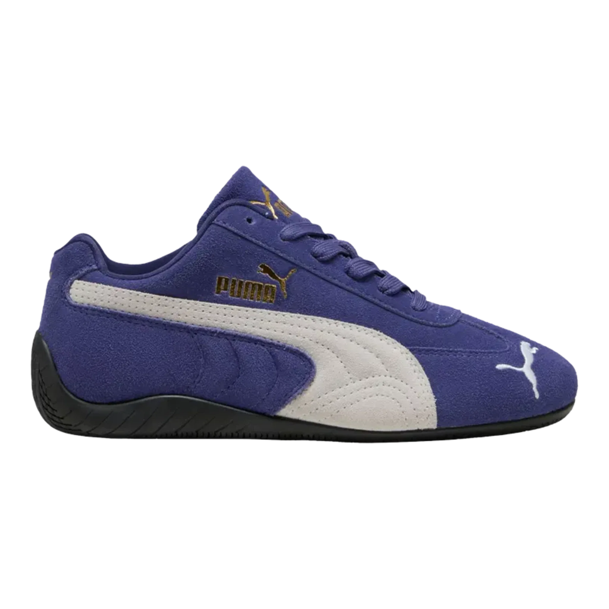 PUMA Speedcat OG Big Kids' (GS) Sneakers — Blue Crystal/White Suede Low-Top