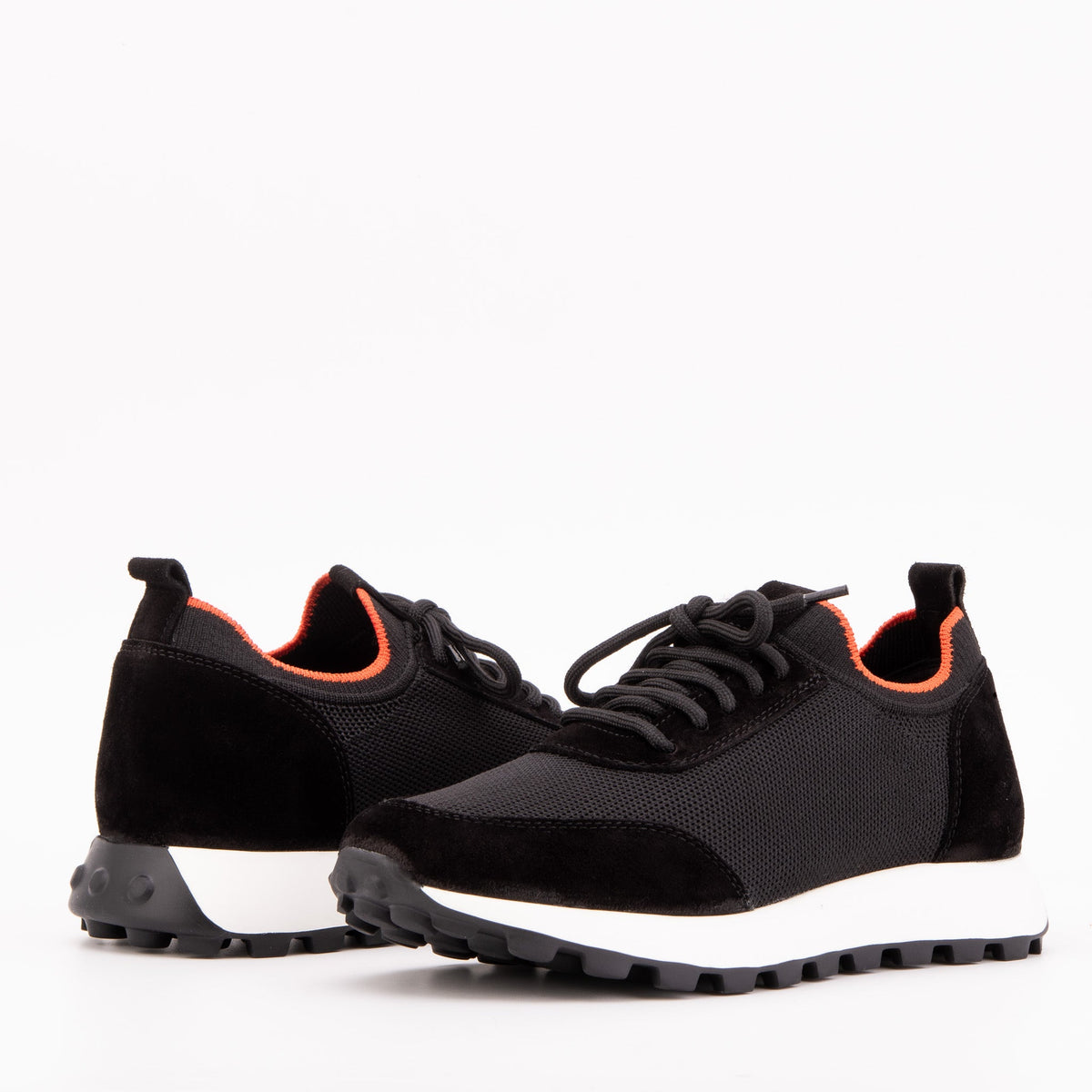 Vinci Leather The Berlin Black Suede Leather Men Sneaker – product view 5