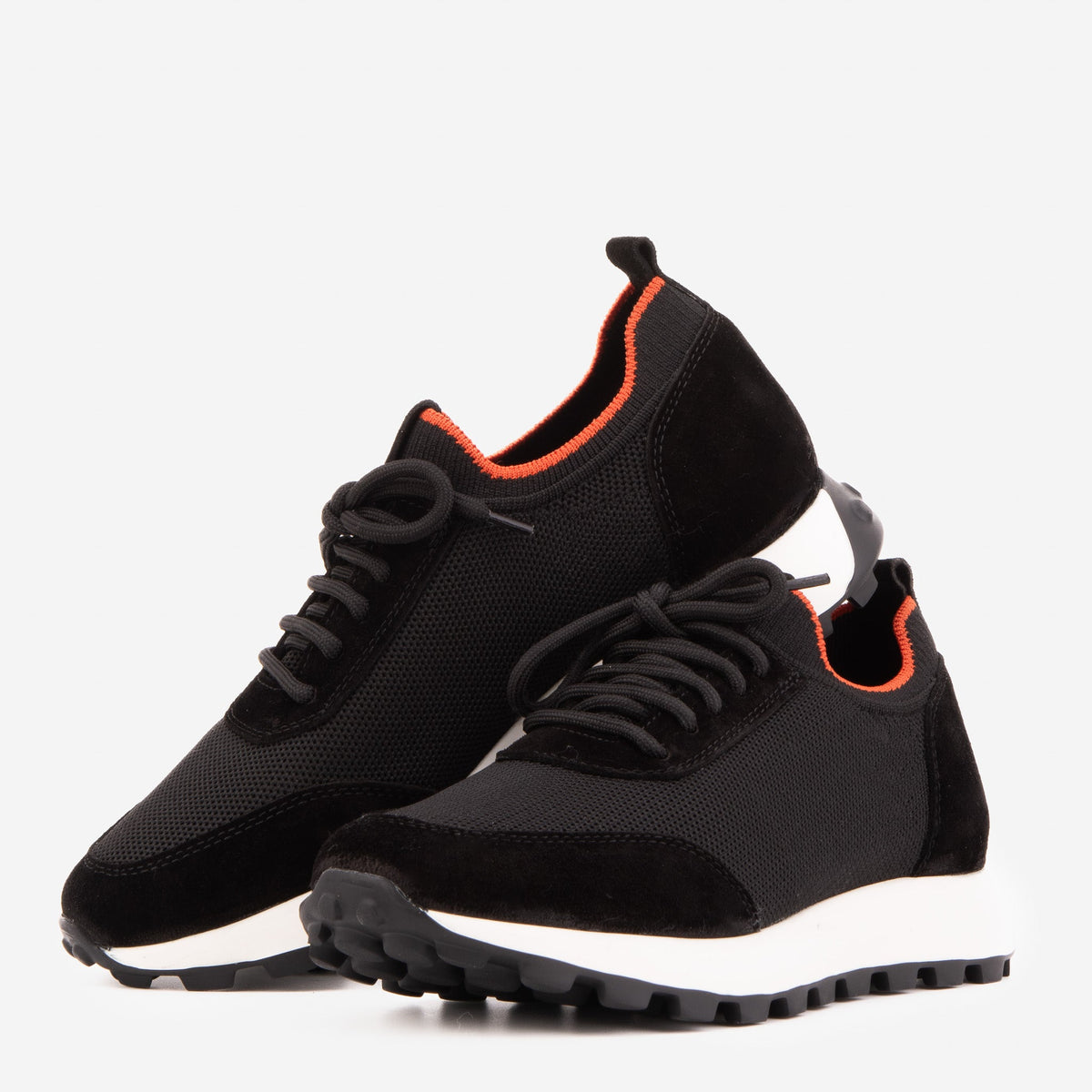 Vinci Leather The Berlin Black Suede Leather Men Sneaker – product view 8