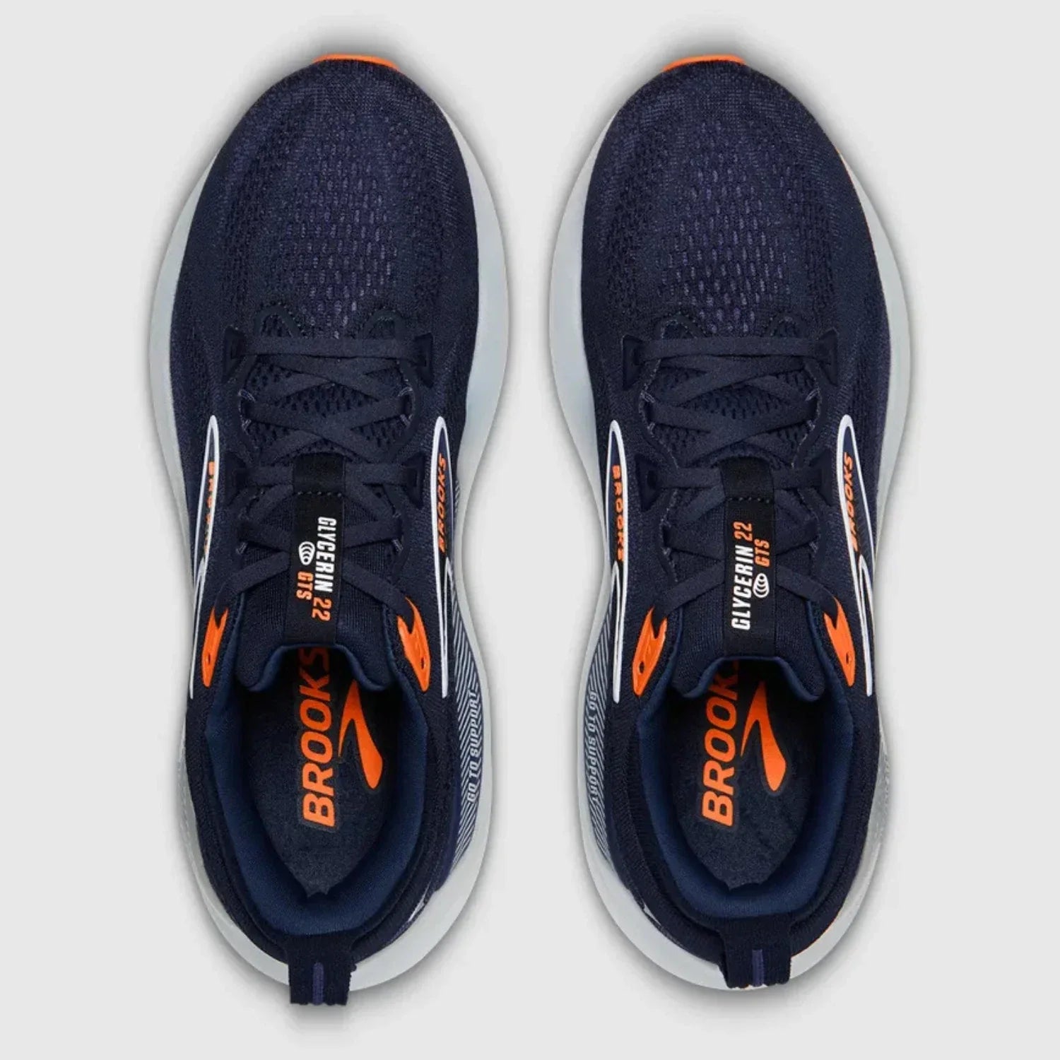 Brooks Glycerin GTS 22 12 Men's Sneakers — Peacoat/Blue Running