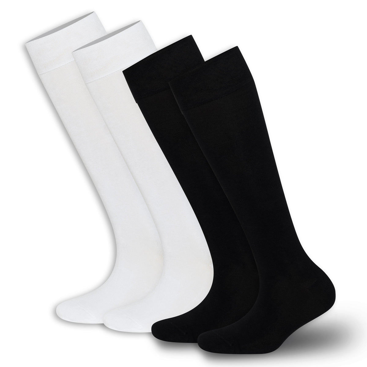 Women’s Bamboo Knee-High Socks 4-Pack – Soft & Breathable