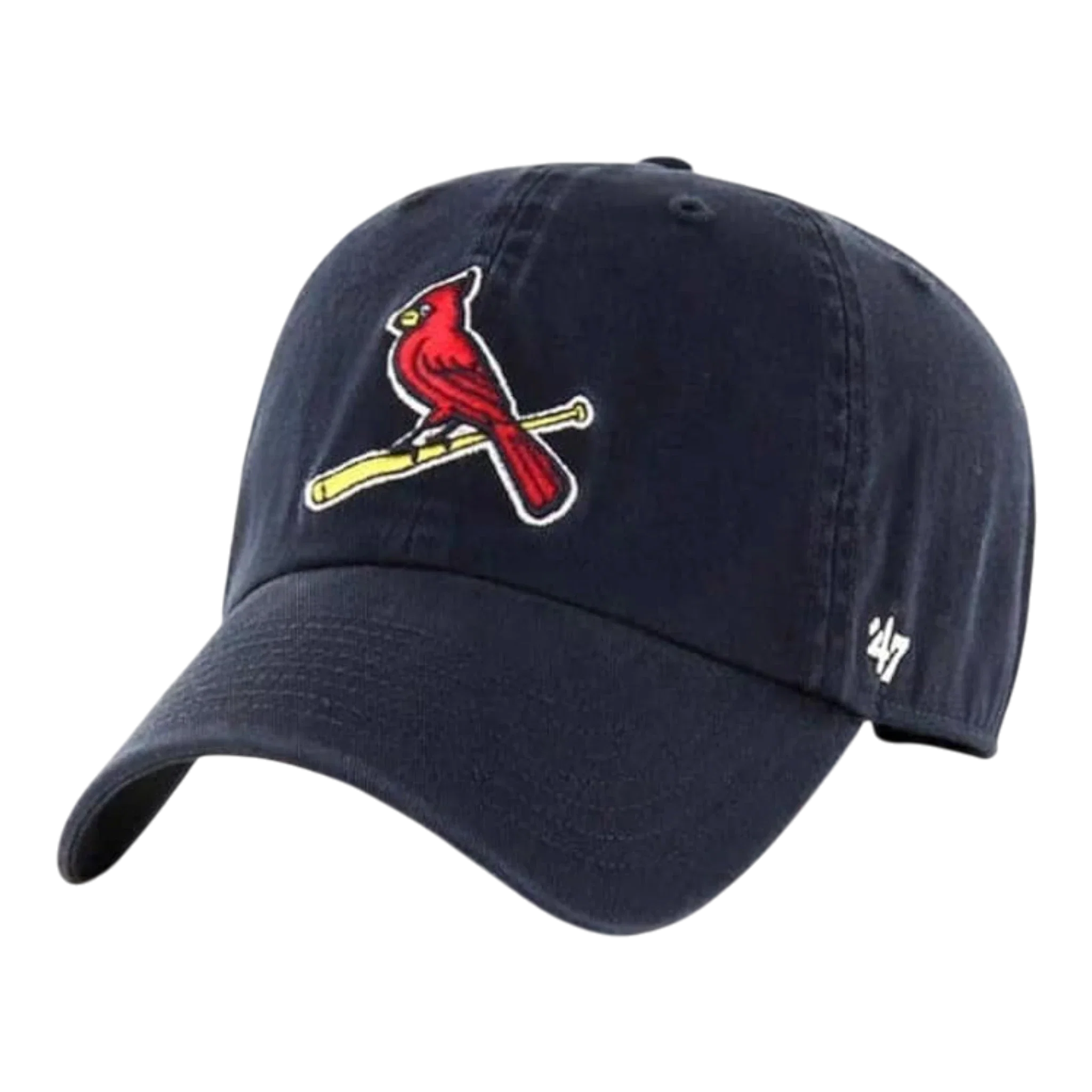 47 Brand Clean Up St. Louis Cardinals Strapback Hat — Navy Adjustable Cap