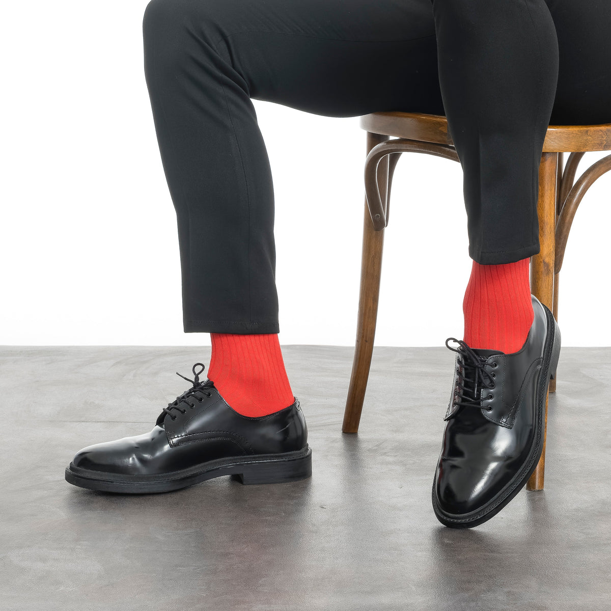 Men’s Bamboo Dress Socks 6-Pack Gift Box, Bright Colors