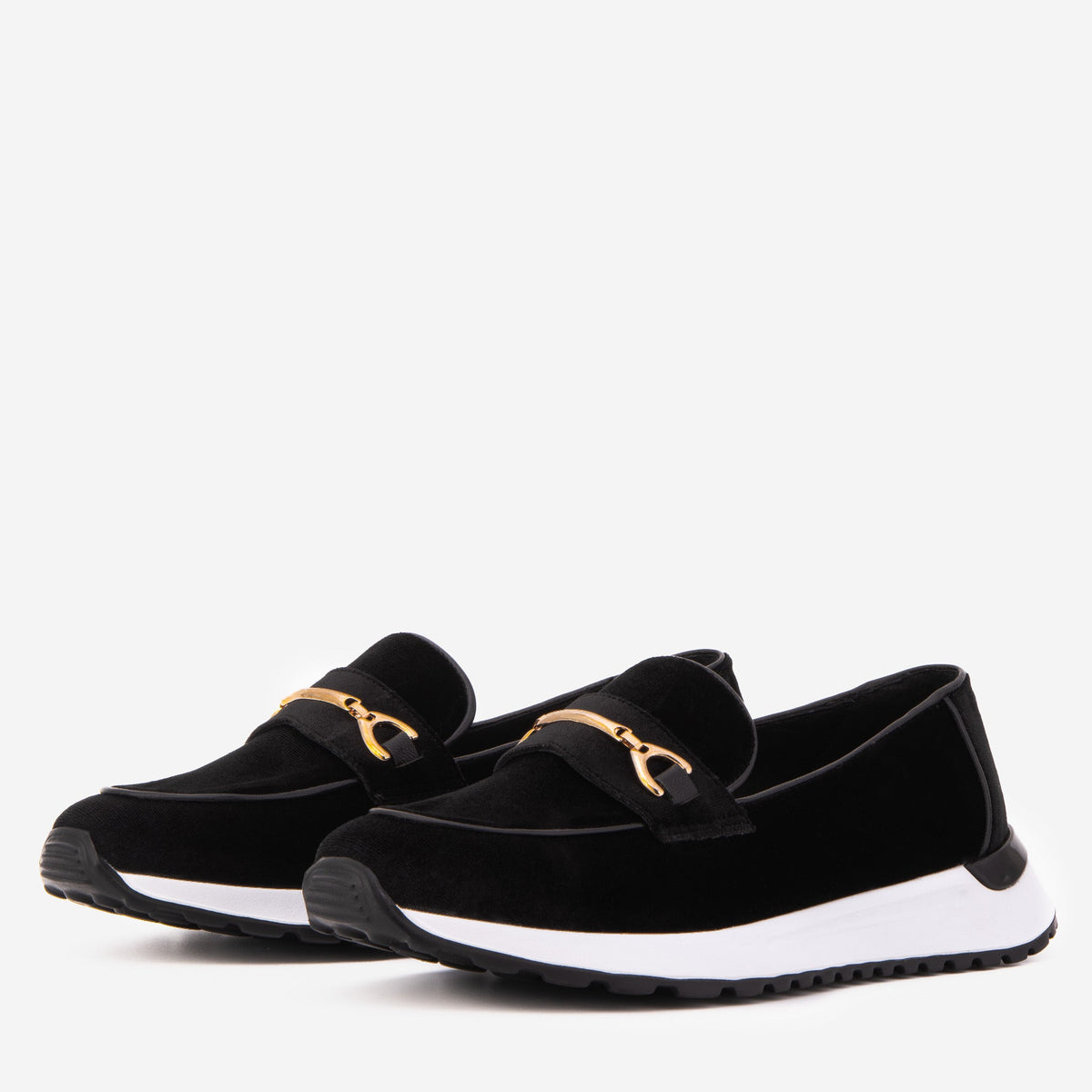Vinci Leather The Milan Black Leather Women Sneaker – product view 2