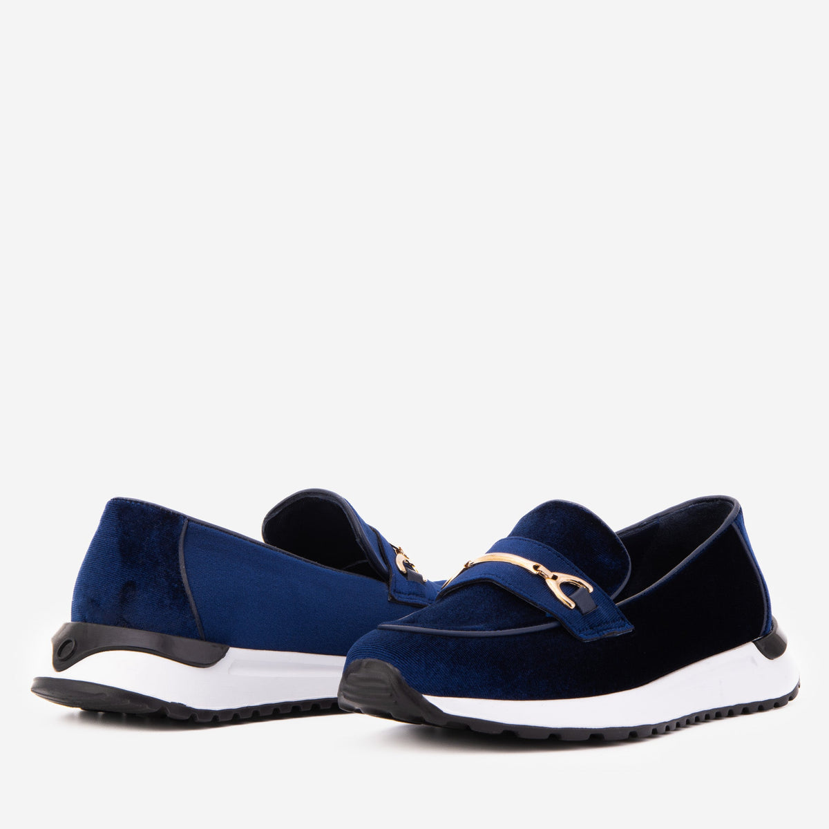 Vinci Leather The Milan Navy Blue Leather Women Sneaker – product view 6