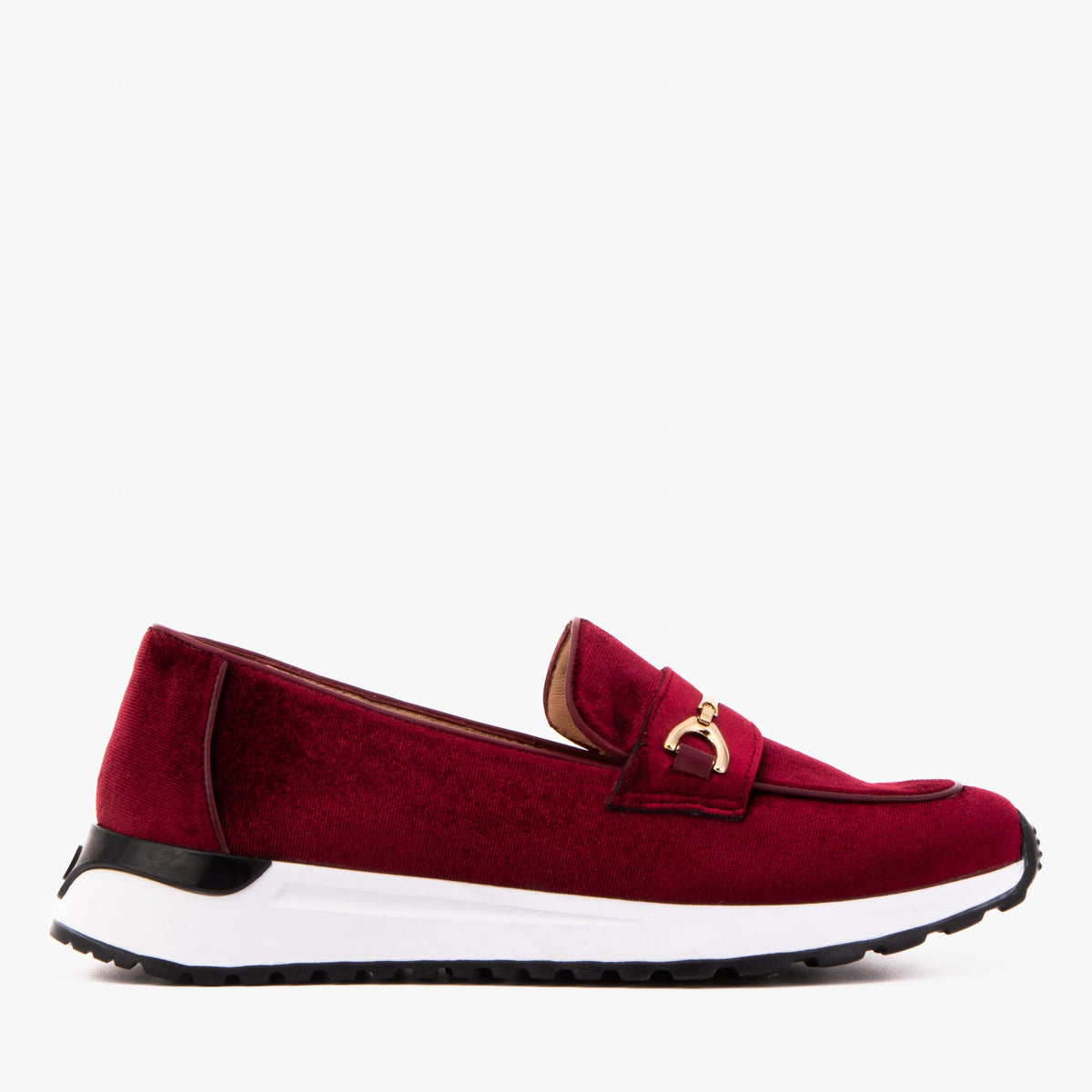 Vinci Leather The Milan Burgundy Leather Women Sneaker – product view 1